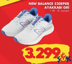 NEW BALANCE 520EP8B AYAKKABI GRİ